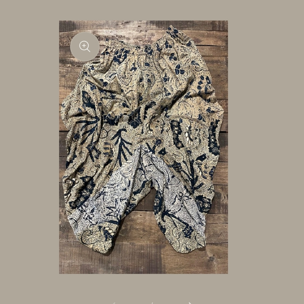 NWT! Jaded Gypsy Steppin Out Harem Cropped Pants O/S S M L
